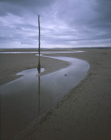 Pole at Lindisfarne 8bit